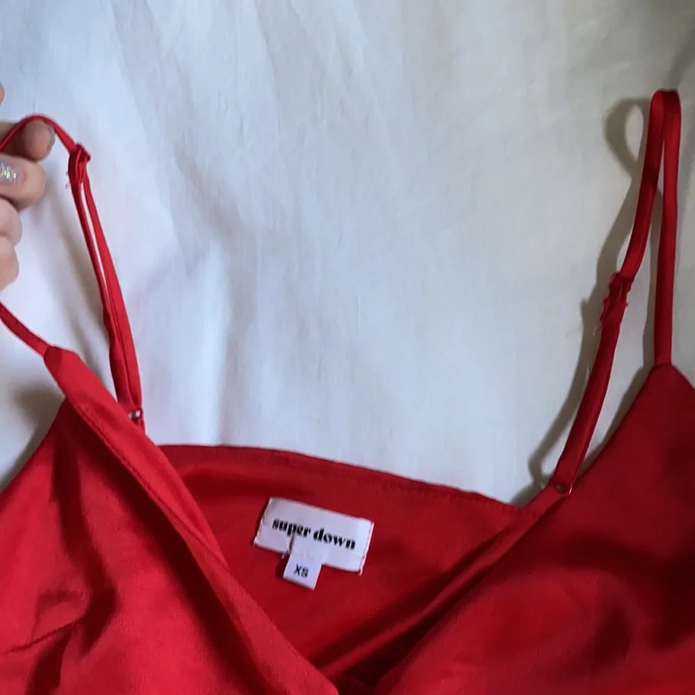 Red Superdown Top - Picture 3 of 6